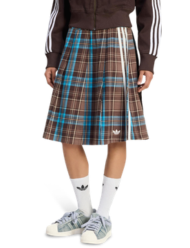 Pleated Check Skirt Damen Röcke - Mehrfarbig - Größe M (38-40) - Baumwoll-Jersey Multi M (38-40)