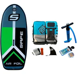 Ensemble De Paddle Surf Gonflable Air Foil 6´5´´ Gray 195.6 cm unisex