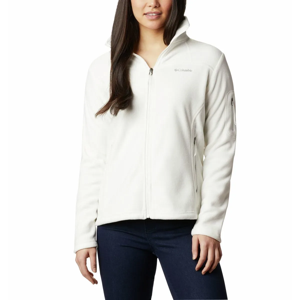 Fast Trek II Damen Rollkragenpullover, weiß XXL - Columbia - FashionsVida