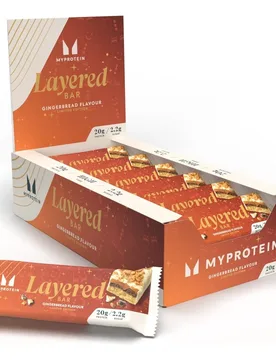 Barrita Layered - Pan de especias - 60g X 12raciones - MyProtein - FashionsVida