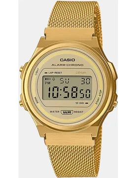 Reloj de hombre Vintage A171WEMG-9AEF digital de acero dorado - Casio - FashionsVida