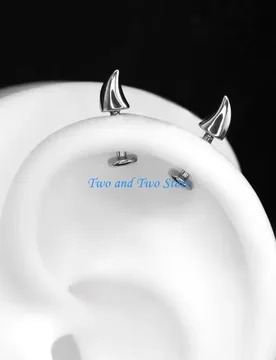 HX6F Comfortable Titaniums Steel Gothic Ear Studs Accessories For Work And Nightlife - Aliexpress - FashionsVida