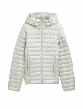 Leichtsteppjacke hellgrau XXL damen - Tom tailor - FashionsVida