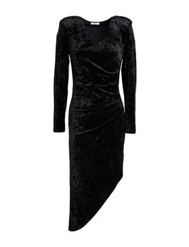 Midi-Kleid Damen Schwarz 0 Damen