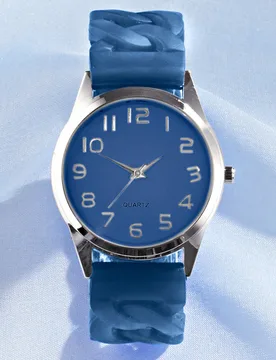 Pagen Stretch-Armbanduhr blau - 3Pagen - FashionsVida