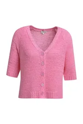 RAGAN SEEVE CARDIGAN W V- NEC femae