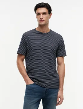 ESS SEASONAL REG FIT STRIPE TEE male - XL - FashionsVida