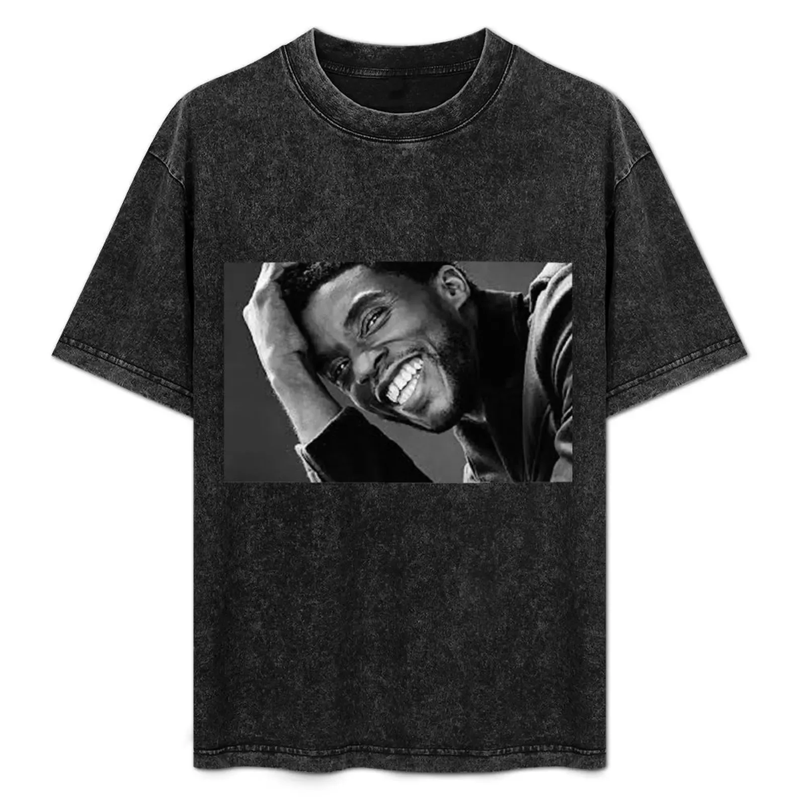 Chadwick Boseman T-Shirt Plus Size Basic Short Sleeve Top - Aliexpress - FashionsVida