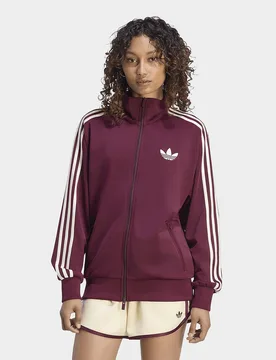 Womens Felpa Sportiva Firebird Larga - Rosa, rosa rosa Donna taglia 2XL - Adidas - FashionsVida
