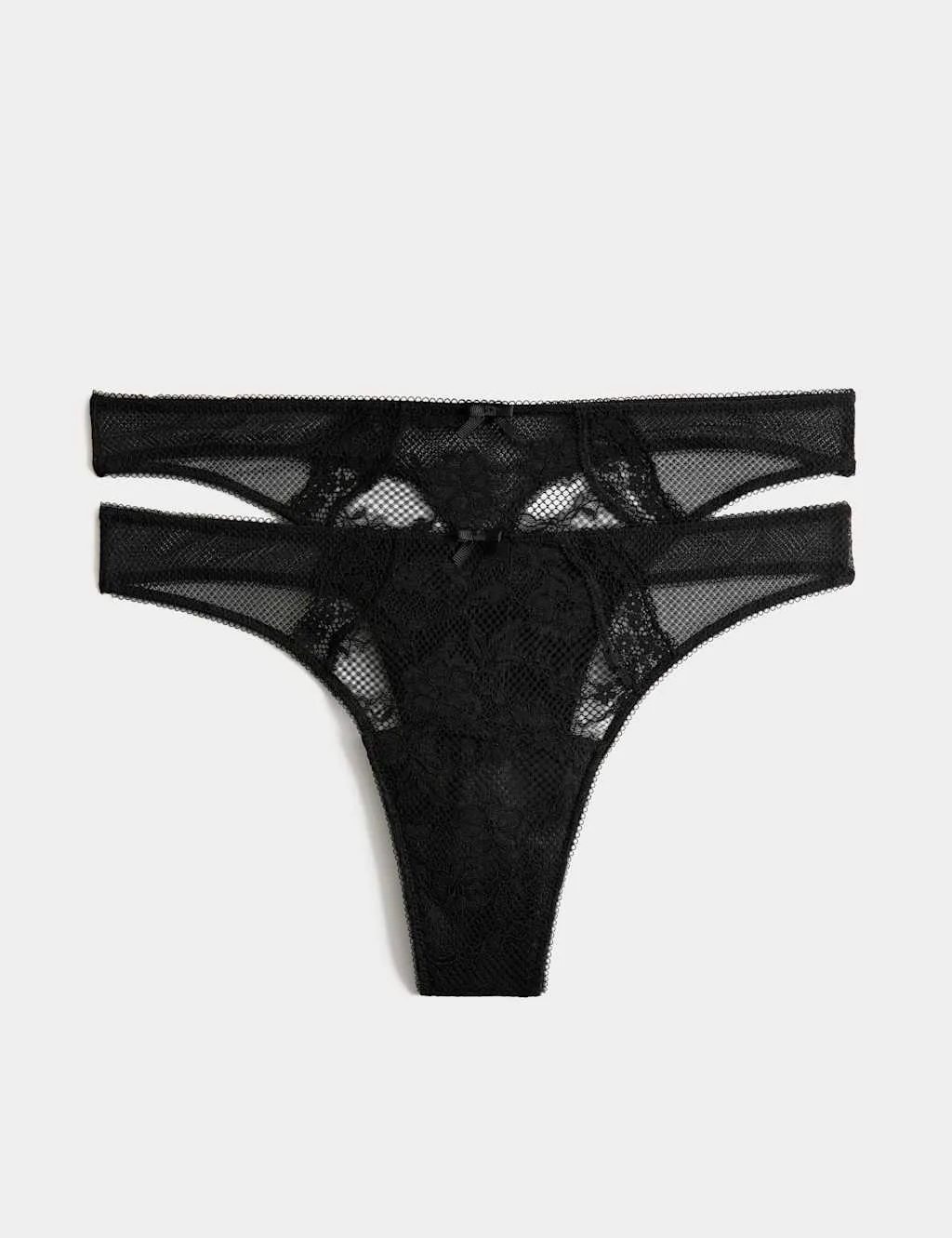 Pack Light Absorbency Period Thongs Black female - M&S - FashionsVida