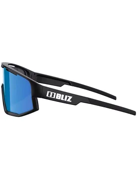 Sport-Sonnenbrillen Fusion Matt Black Smoke W Blue Multi schwarz - Bliz - FashionsVida
