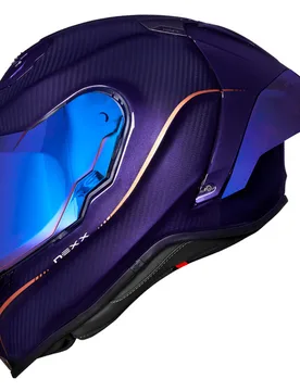 Casco Moto Integrale X.R3R HAGIBIS Viola taglia S - Nexx - FashionsVida