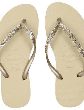Slim Damen Flip-Flops und Sandalen - Beige - Größe 33/34 - Plastic/Polycarbonate Beige 33/34 - Havaianas - FashionsVida
