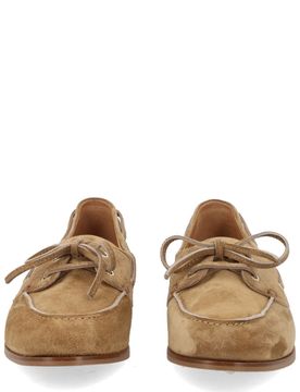 BALLY Plume Laced Loafers in Suede