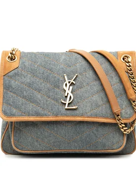 Medium Denim Niki - Saint Laurent - FashionsVida