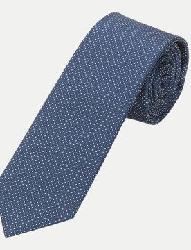 Krawatte Picote 6 cm Blau