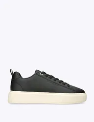Lace Up Cupsole Trainers Black male