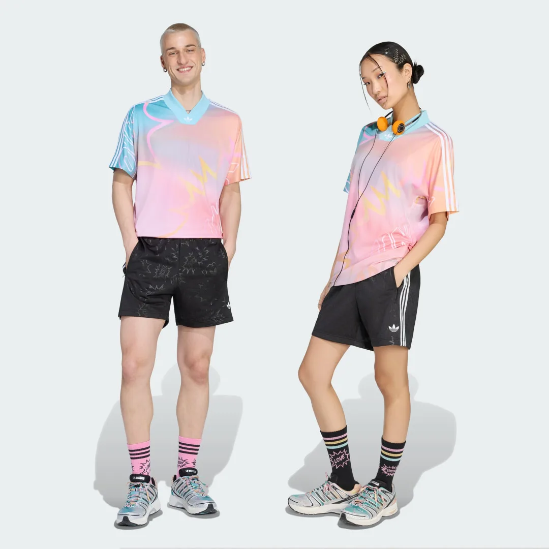 SHORT LOVE UNITES EMB 3S S Black - Adidas - FashionsVida
