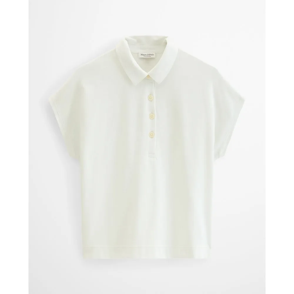 Polo de mujer sin mangas suelto de puro algodón orgánico - MARC O'POLO - FashionsVida