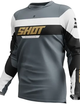 Maglia Moto Cross Enduro DEVO LEAGUE Grigio Oro taglia XS - Shot - FashionsVida