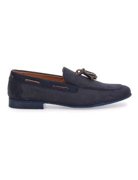 Mocassino Blu In Vera Pelle Made In Italy da Uomo Sevenoaks 195 43