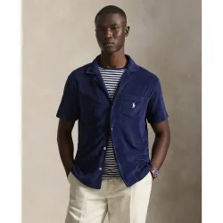 Camisa de hombre de manga corta con bolsillo