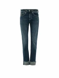 Jeans Relaxed Slim Fit GIRLFRIEND bleu marine 25