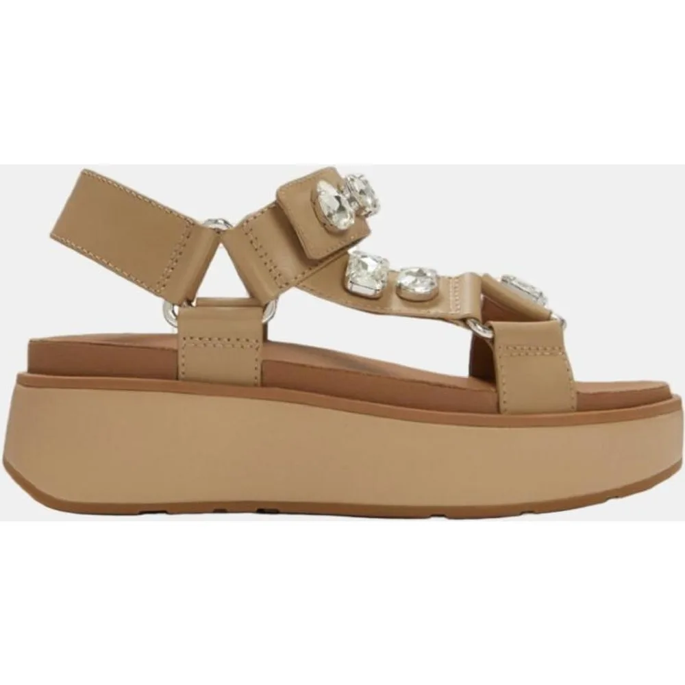 Sandalia de mujer dos tiras con suela de plataforma - FitFlop - FashionsVida