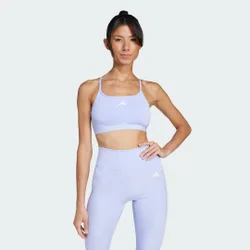 Reggiseno sportivo Aeroreact Training 3-Stripes L Violet Tone