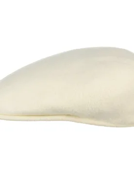 Flat Cap by - cream white - Unisex - Size: S (54-55 cm) - Kangol - FashionsVida