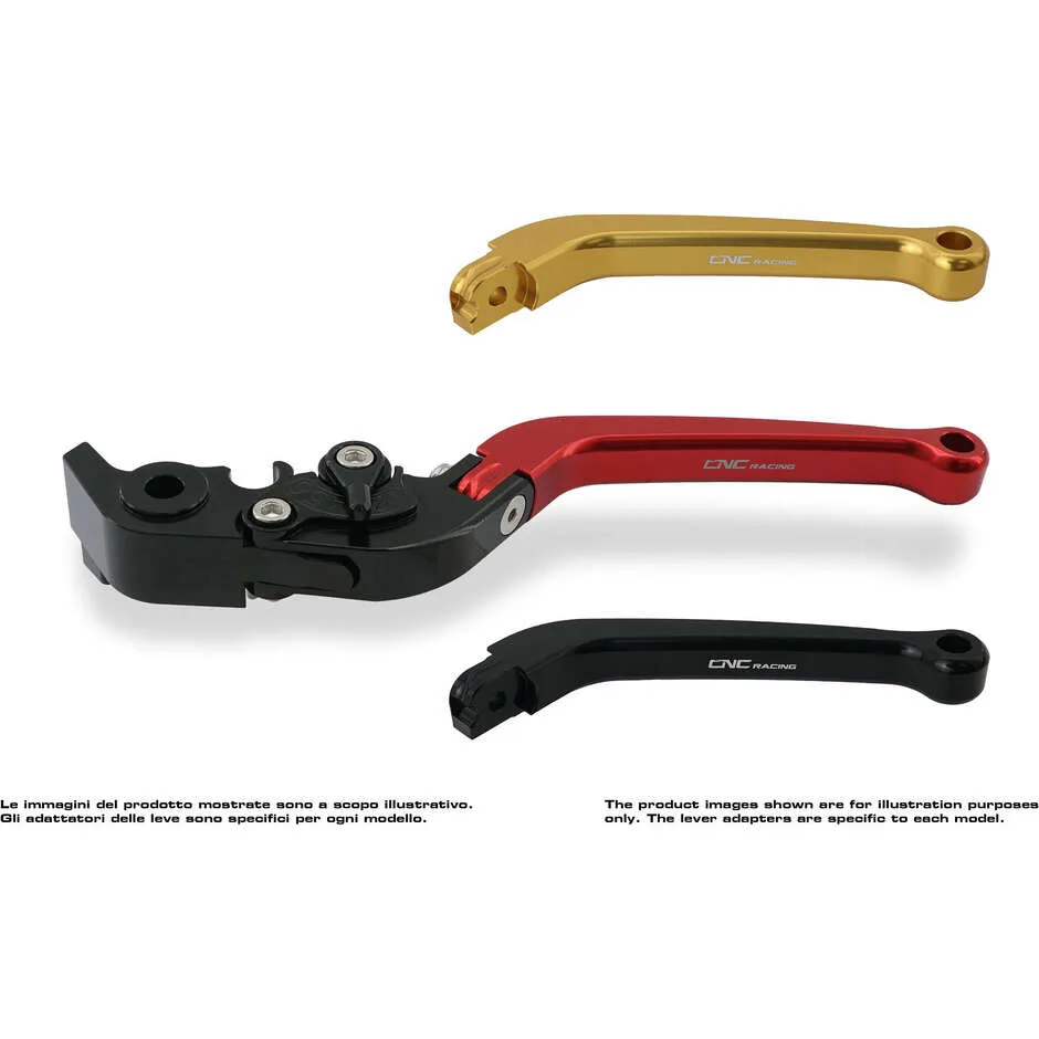 Leva frizione LCF23 - modello lungo ripiegabile R taglia un - CNC Racing - FashionsVida