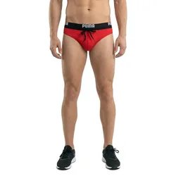 Puma Slip De Bain Logo Red L Homme