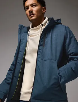 Street One Jacke mit abnehmbarer Kapuze male Blau