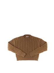 Maglione a trecce CAMMELLO 36