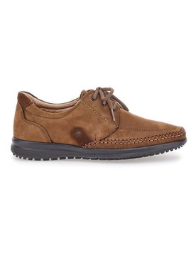 Scarpe Stringate Taupe in Vera Pelle 2023 45