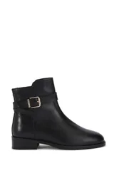 Women's 'Pienza Ankle Boot' Leather Boots in Black Size: 7 - Black - Size: 7