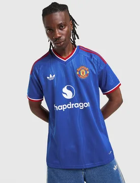 Mens Manchester United FC 2026/27 Away Shirt - Blu, blu blu Uomo taglia XXXL - Adidas - FashionsVida