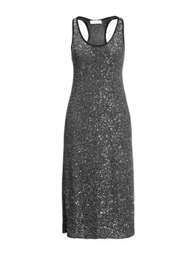 Vestido midi Mujer Negro 36 Mujer - Fabiana Filippi - FashionsVida