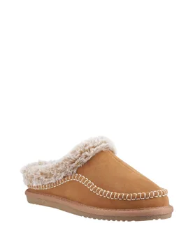 Women's Anika Slipper in Tan Size: 5 - Tan - Size: 5 - Hush puppies - FashionsVida