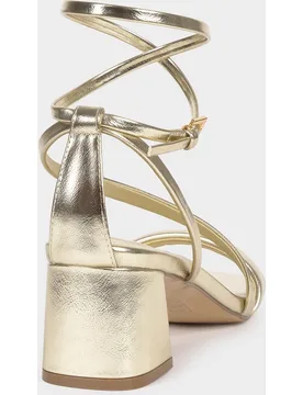 Sandalias con tacón de mujer con tiras - Brownie - FashionsVida