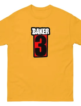 Baker 3 Three Skate Retro 90s Skateboarding T Shirt Design - Aliexpress - FashionsVida