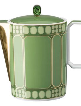 Caffettiera Signum, Porcellana, Verde OS