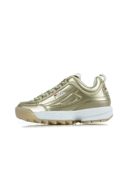 Scarpa Bassa Donna Disruptor M Low Wmn Gold - Fila - FashionsVida