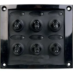 Switchpanel 6 Fuses Black One Size unisex