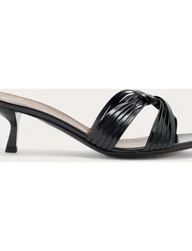 Sandalia de tacón Mule de piel - giuseppe zanotti - FashionsVida