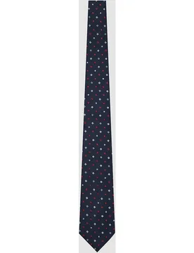 Corbata de hombre de seda con jacquard geométrico - Roberto Verino - FashionsVida