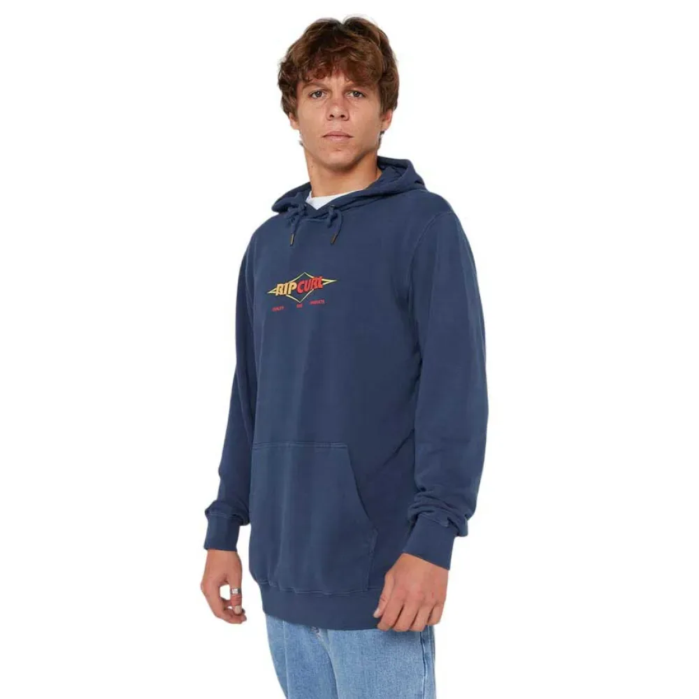 Sweat à Capuche Surf Revival Decal Light Navy S - Rip curl - FashionsVida