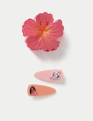 Moana Claw and Clip Pack Pink Female