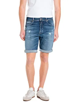 Short En Jean Ma981q.000.141 102 Medium Blue 40 Homme