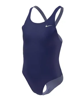 Hydrastrong Solids Fast Back Swimsuit Midnight Navy 10-11 Years Girls - Nike Swim - FashionsVida